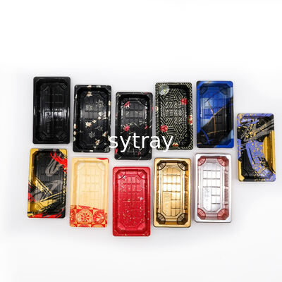 Sushi Square Kraft Biodegradable Disposable Food Packaging Box Handle Stamping for Sushi Salad Sandwich Noodle