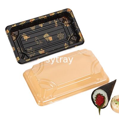 Disposable Food Grade Plastic Sushi Box for Takeaway Restaurant 22*9*5.5cm