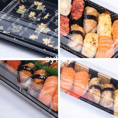 Caja de sushi con tapa Caja de venta al por mayor